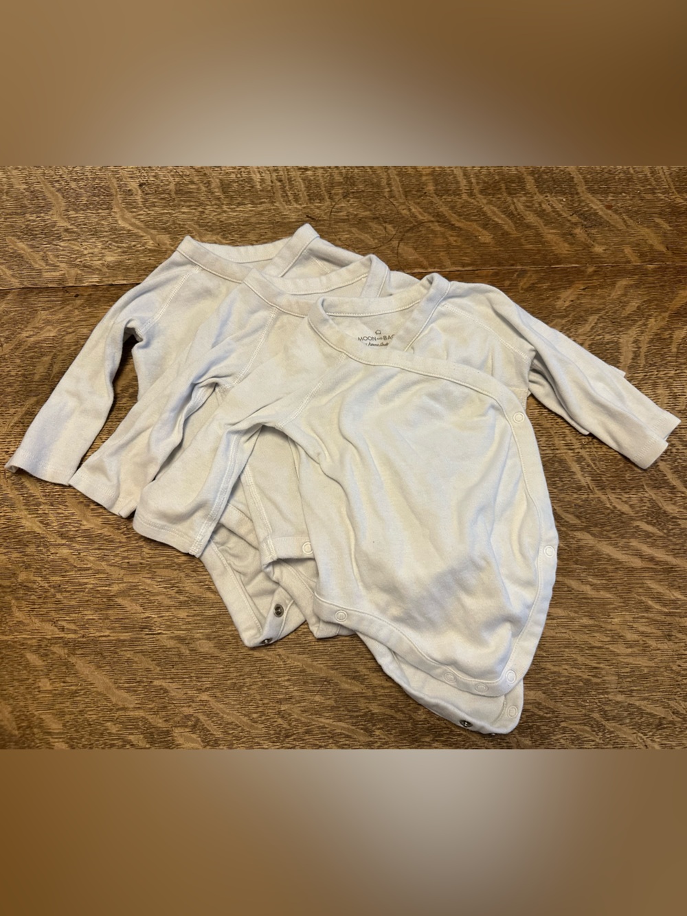 Hanna Anderson Moon and Back kimono onesies lot of 3